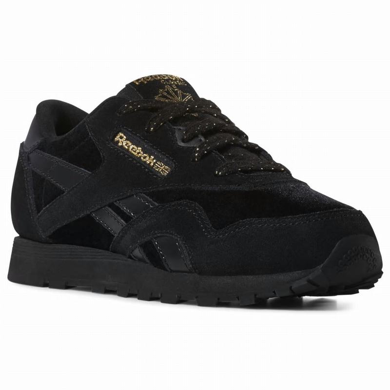 Tenisi Reebok Classic Nylon Fete Negrii Romania AM6892NR
